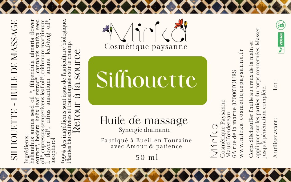 HUILE DE MASSAGE SILHOUETTE