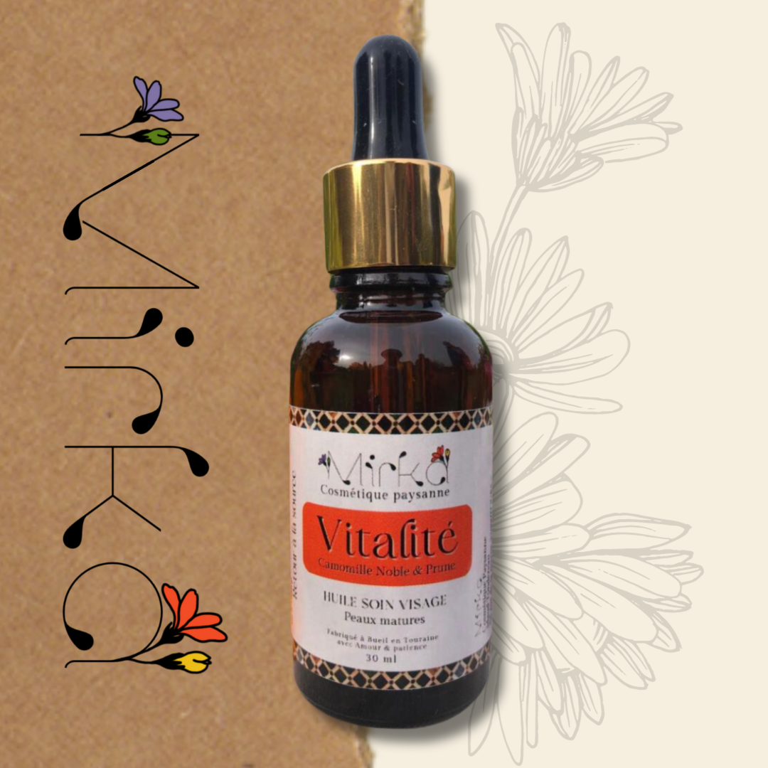 HUILE DE SOIN VISAGE - VITALITÉ - PEAUX MATURES