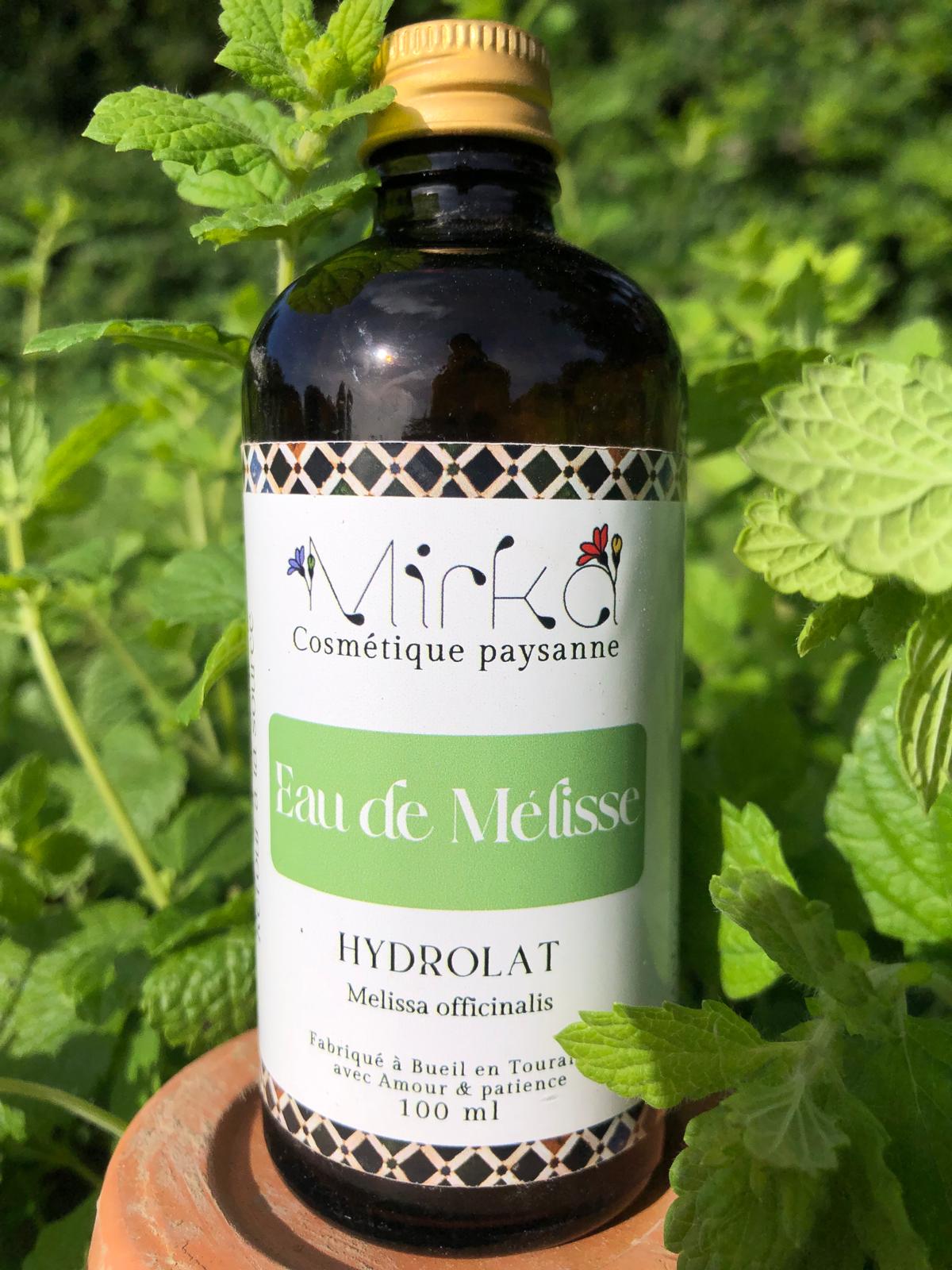 Eau de mélisse 100ml - hydrolat artisanal relaxant anti-stress - Mirka cosmétique